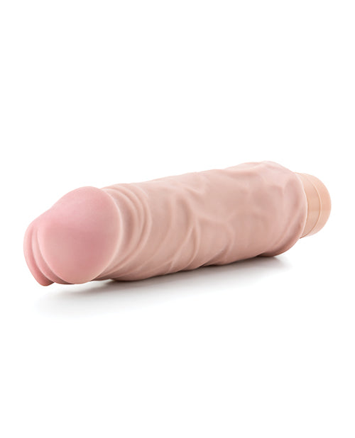 Blush X5 Plus Hard On Vibrating 9" Dildo - Beige