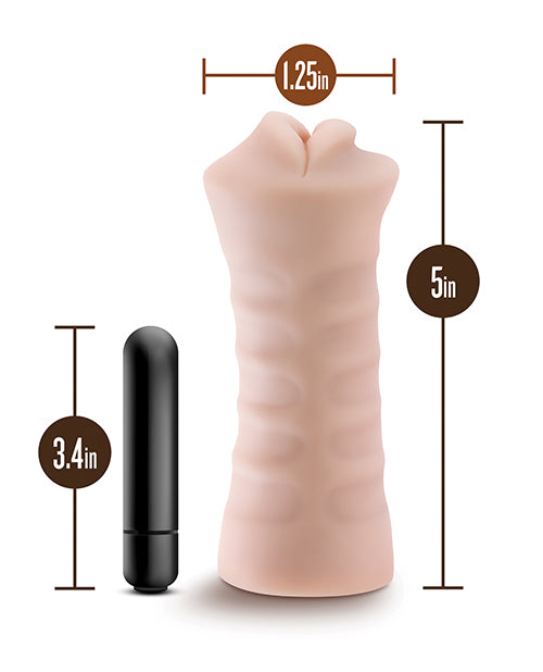 Blush EnLust Mouth Stroker w/Vibrating Bullet - Nicole