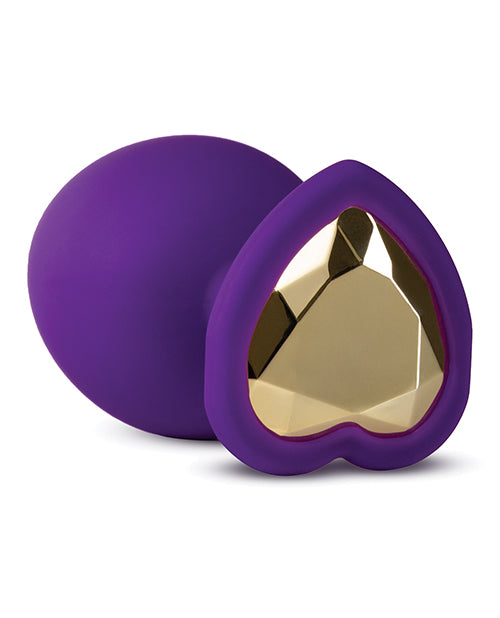 Bling Plug Blush Temptasia Bling Plug w/Gem Small - Purple – Knot Me