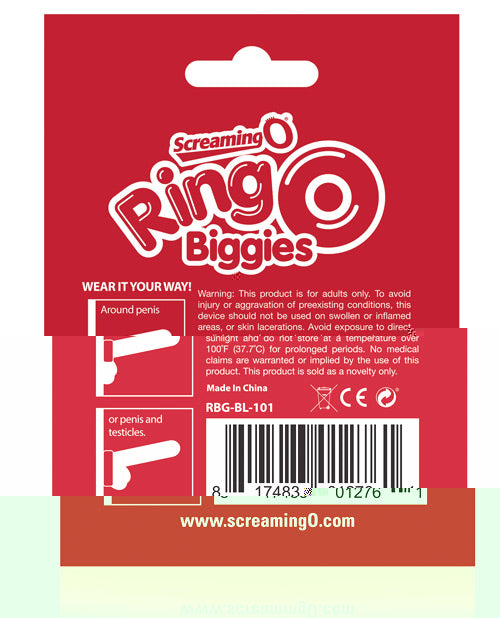 Screaming O RingO Biggies - Black