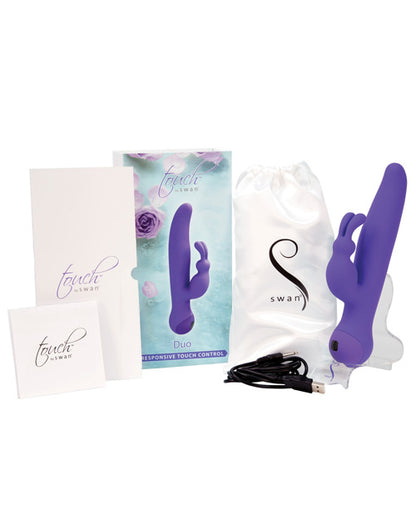 Touch by Swan Duo Rabbit Vibrator - Purple