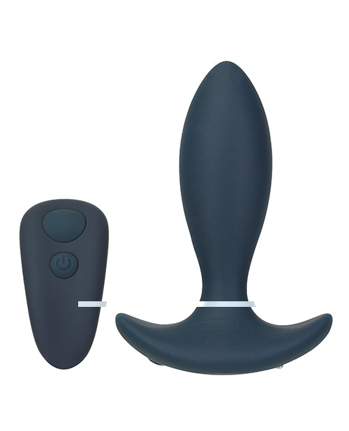 Lux Active Throb Anal Pulsating Massager w/Remote - Dark Blue