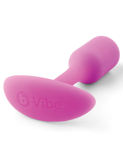 B-Vibe Weighted Snug Plug 1 - 55 g Fuchsia