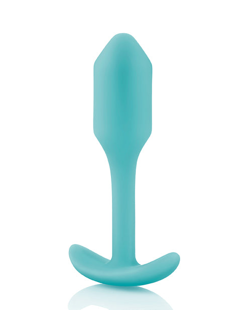 B-Vibe Weighted Snug Plug 1 - 55 g Mint