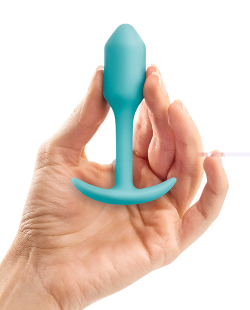 B-Vibe Weighted Snug Plug 1 - 55 g Mint