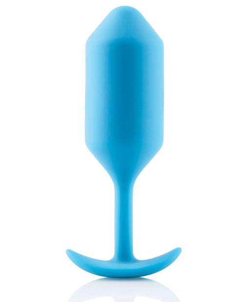 B-Vibe Weighted Snug Plug 3 - 180 g Teal