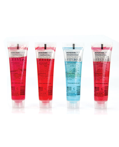 Razzels 3 in 1 Warming Lubricant  - .5 oz Tube Asst. Flavors Bowl of 52