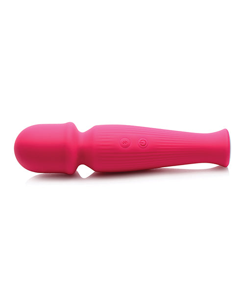 Curve Toys Gossip Silicone Vibrating Wand 10x - Magenta