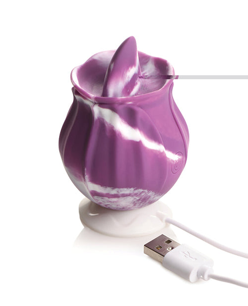 Curve Toys Gossip Licking Rose - Purple Twirl