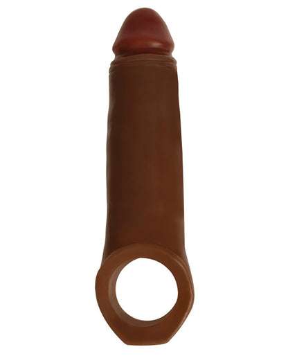 Curve Toys Jock Enhancer 2" Extender w/Ball Strap - Chocolate