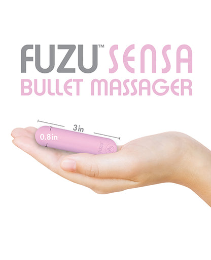 Fuzu Sensa Activated Rechargeable Bullet Massager - Pastel Pink