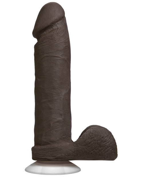 Realistic 8" Ultraskyn Cock w/Balls - Brown