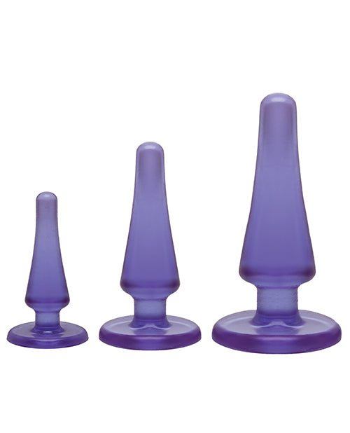 Crystal Jellies Anal Initiation Kit - Purple