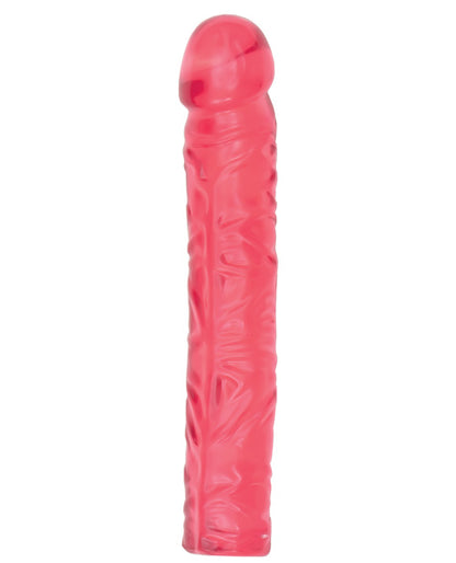 Crystal Jellies 10" Classic Dildo - Pink