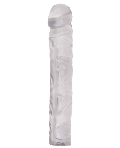 Crystal Jellies 10" Classic Dildo - Clear