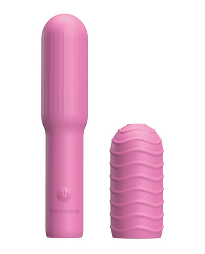 Pocket Rocket Elite Rechargeable w/Removable Sleeve - Pink