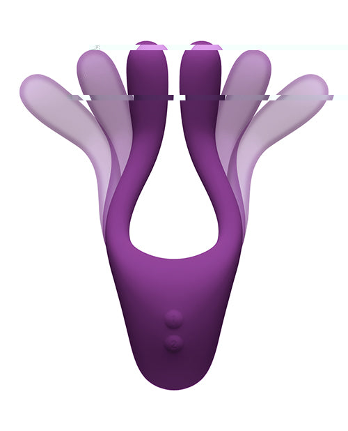 Tryst V2 Bendable Multi Zone Massager w/Remote - Purple