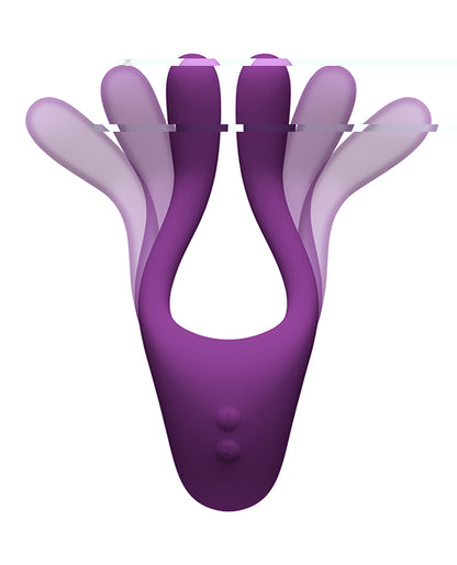 Tryst V2 Bendable Multi Zone Massager w/Remote - Purple