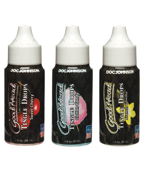 GoodHead Tingle Drops Kit - Sweet Cherry/Cotton Candy/French Vanilla