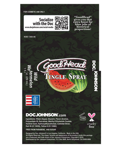 GoodHead Tingle Spray - Wild Watermelon