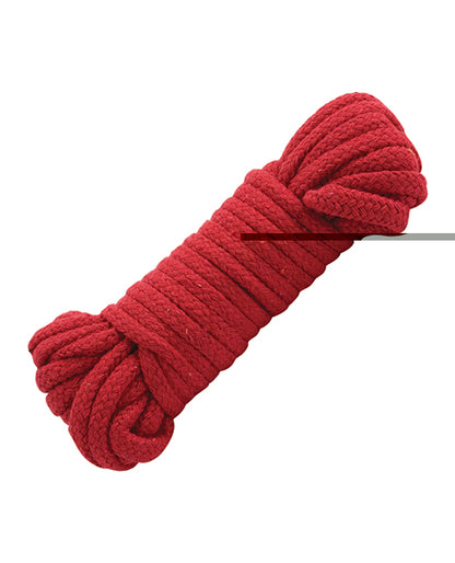 Japanese Style Bondage Cotton Rope - Red