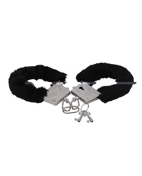 In A Bag Furry Handcuffs - Black