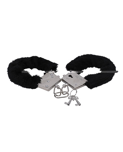 In A Bag Furry Handcuffs - Black