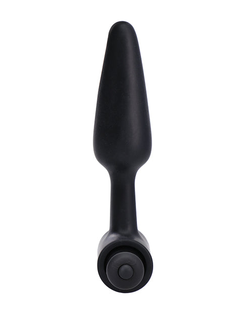 In A Bag 4" Vibrating Butt Plug - Black