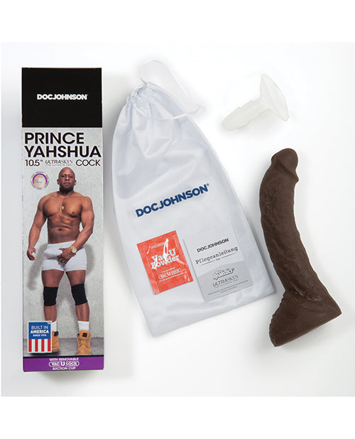 Prince Yahshua Ultraskyn 10.5" Cock  - Chocolate