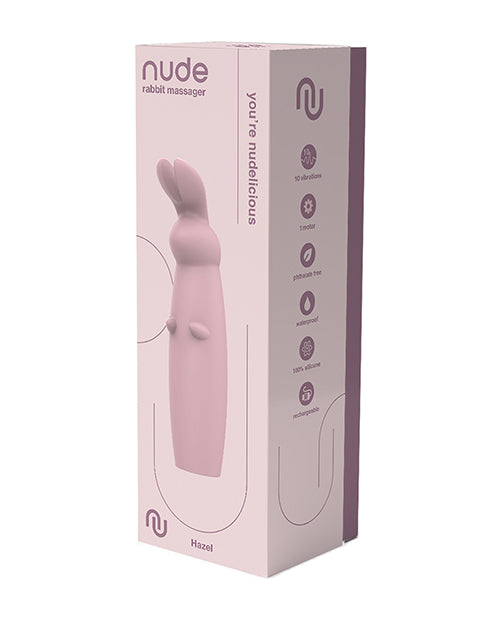 NUDE Hazel Rechargeable Rabbit Massager - Pink