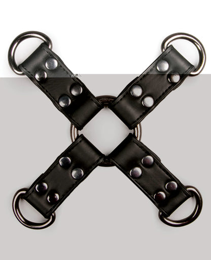 Easy Toys Faux Leather Hogtie - Black