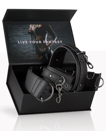 Easy Toys Neck To Wrist Restraint Set - Black