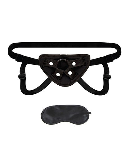 Lux Fetish Strap On Harness - Black