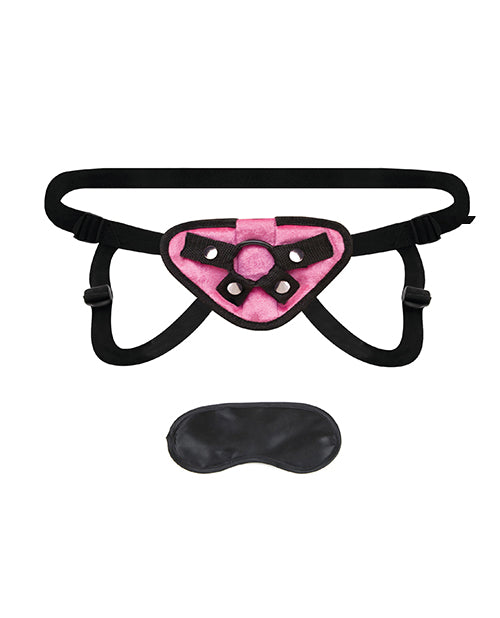 Lux Fetish Strap On Harness - Pink