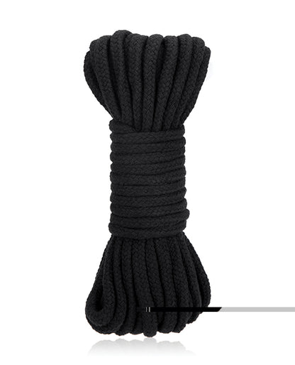 Lux Fetish Bondage Rope - 10m/33 ft Black