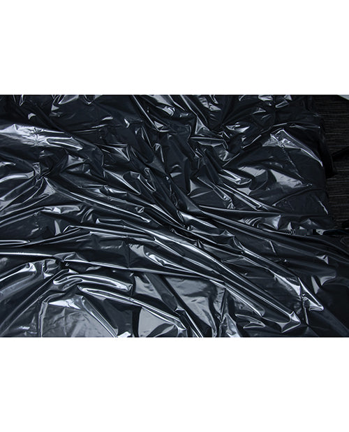 Lux Fetish Vinyl Bed Sheet - Black