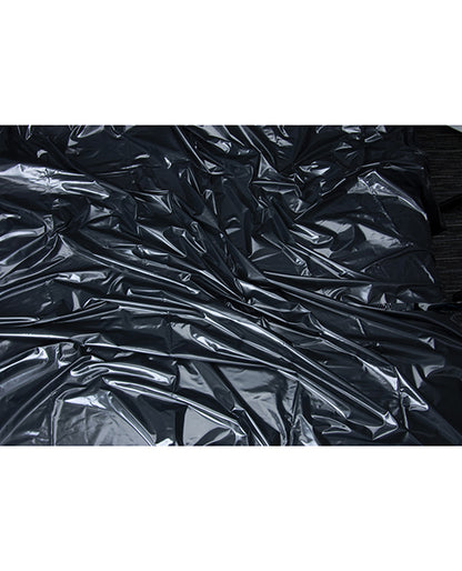 Lux Fetish Vinyl Bed Sheet - Black