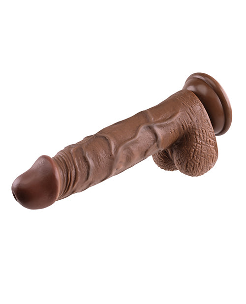 Evolved 8" Realistic Dildo w/Balls - Dark