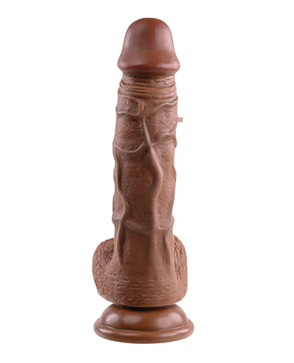 Evolved 8" Realistic Dildo w/Balls - Dark