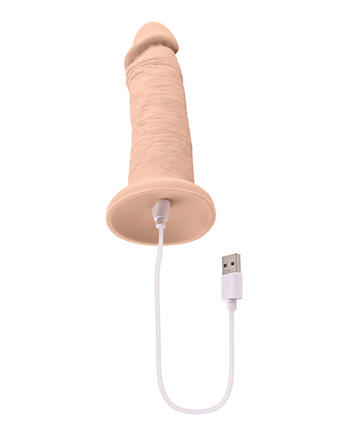 Evolved 6" Vibrating Dong - Light