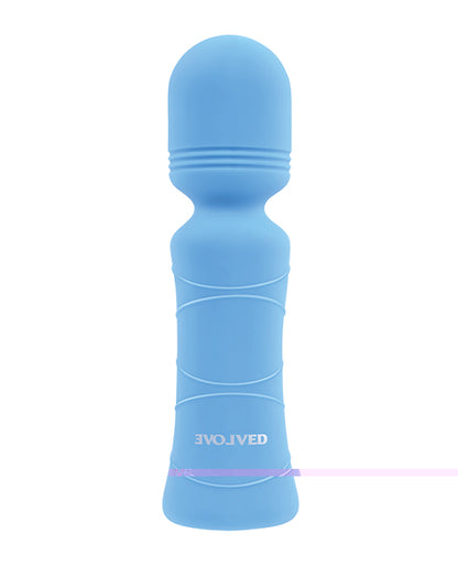 Evolved Out of The Blue Vibrating Mini Wand - Blue