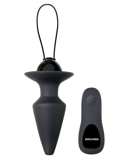 Evolved Plug & Play Remote Anal Plug - Black