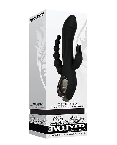 Evolved Trifecta Triple Stim Rechargeable - Black