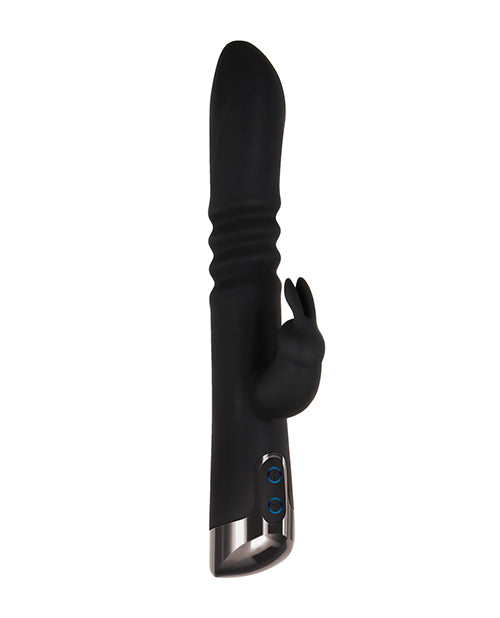 Evolved Rapid Rabbit Thrusting Dual Vibe - Black