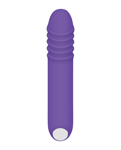 Evolved The G-Rave Light Up Vibrator - Purple