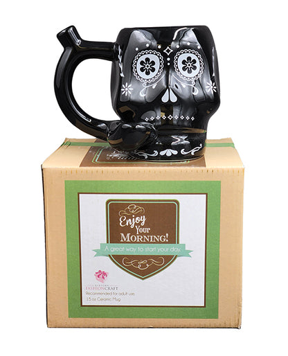 Fashioncraft Novelty Mug - Black Skull