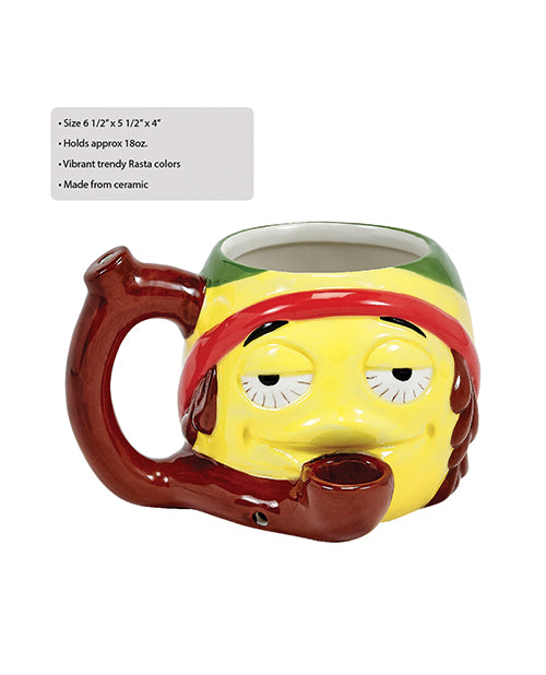 Fashioncraft Novelty Mug - Rasta Emoji