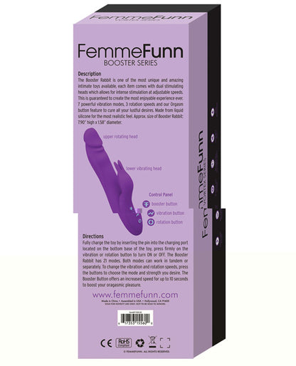 Femme Funn Booster Rabbit - Purple