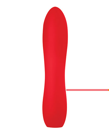 Luv Inc. Large Silicone Bullet - Red