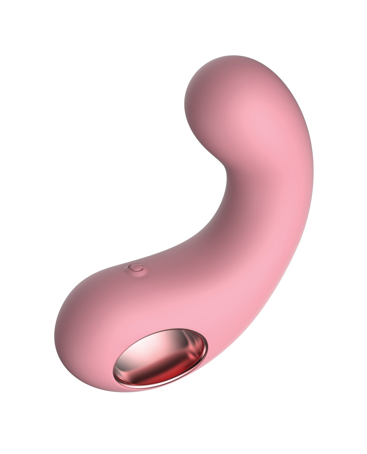 Luv Inc. Curved Vibrator - Light Pink